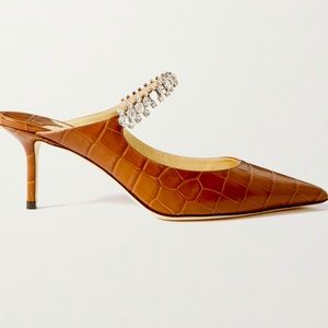 Brand new never worn Bing 65 brown croc jimmy choo size 37- with tags and box